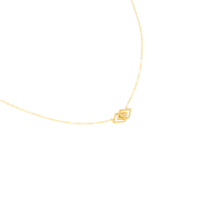 گردنبند طلا لوزی گالری طلا پرسته