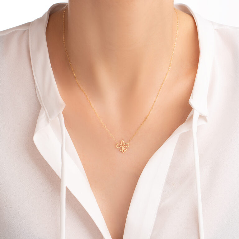 گردنبند طلا اسلیمی گالری طلا پرسته