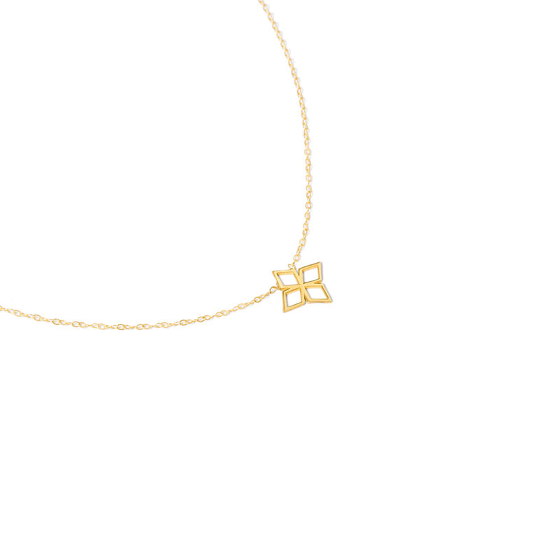 گردنبند طلا گل لاران گالری طلا پرسته