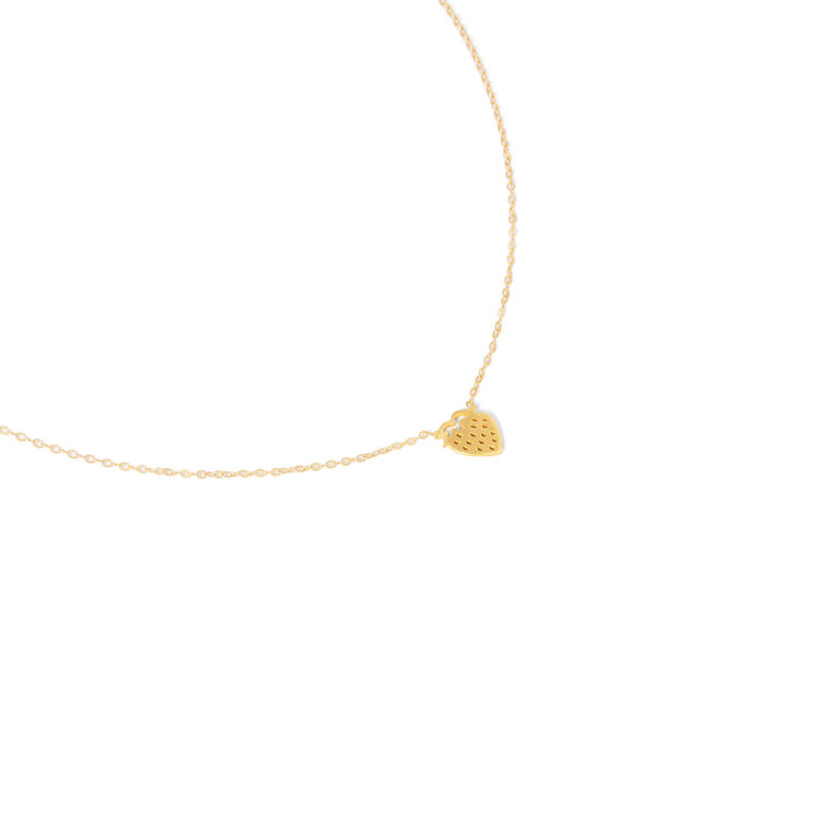 گردنبند طلا توت فرنگی گالری طلا پرسته