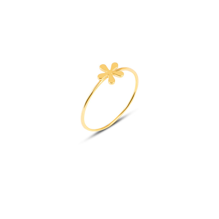 انگشتر طلا گل گالری پرسته