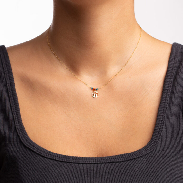 گردنبند طلا گربه های اشرافی گالری پرسته