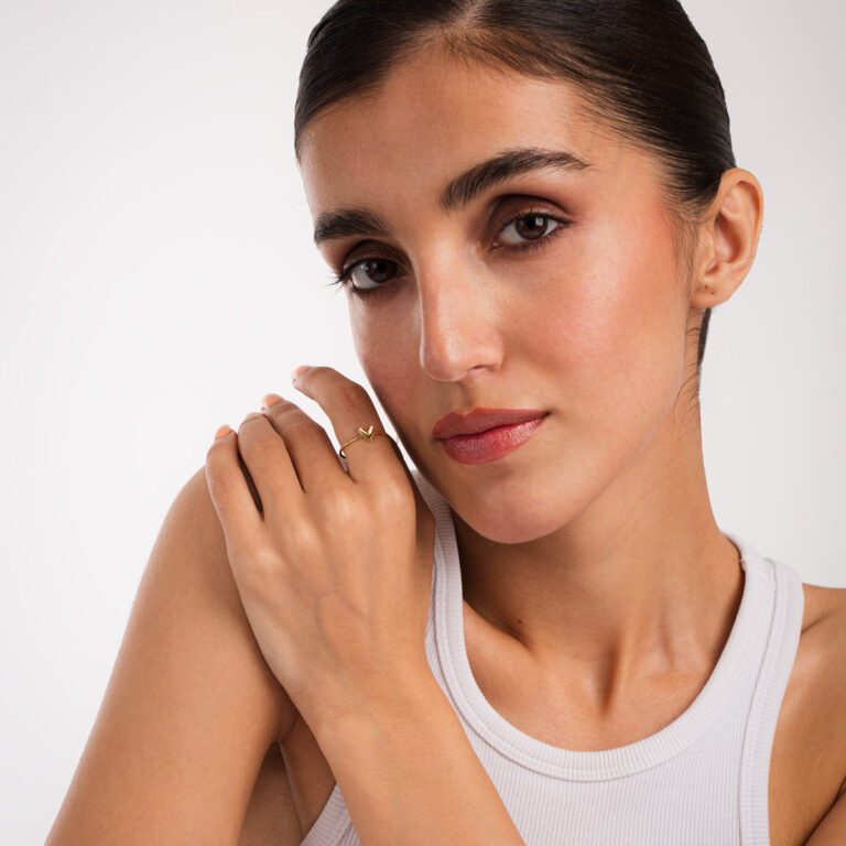 انگشتر طلا قلب گالری طلا پرسته