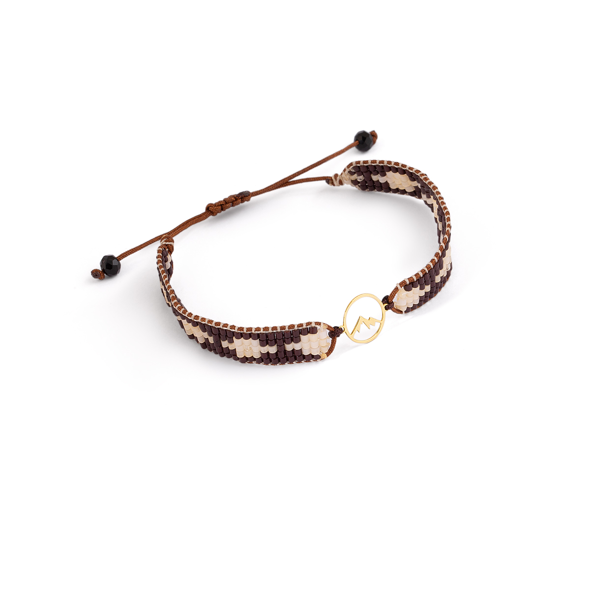 دستبند طلا بافت منجوقی کوه گالری طلا پرسته