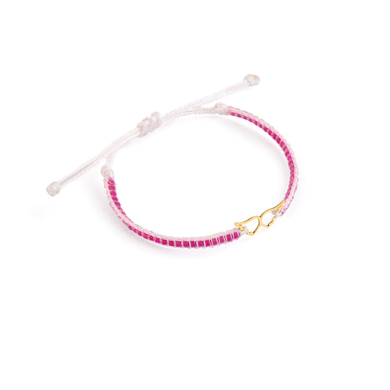 دستبند طلا بافت منجوقی بال فرشته گالری طلا پرسته