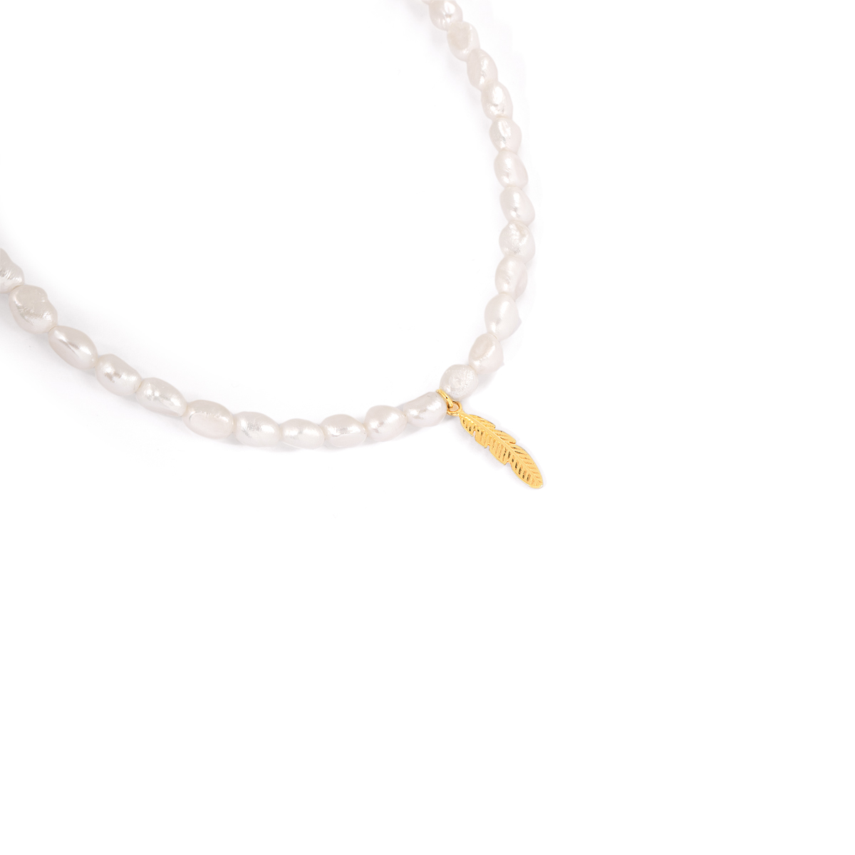 گردنبند طلا مروارید پر گالری طلا پرسته