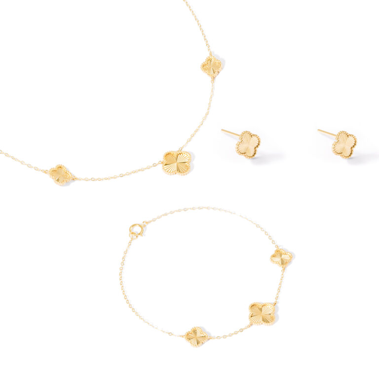 نیم ست طلا ونکلیف گالری طلا پرسته