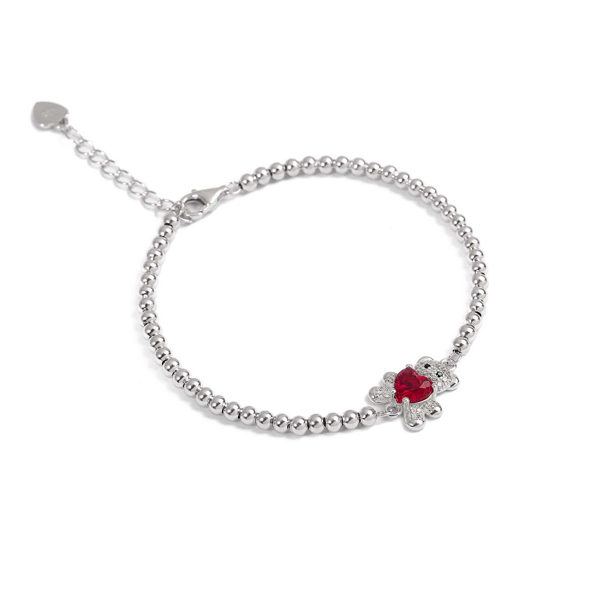 دستبند نقره تدی لاو گالری طلا پرسته