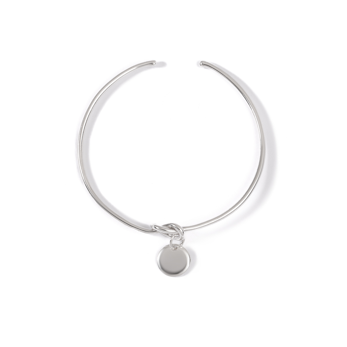 بنگل نقره راشل آویز دایره گالری طلا پرسته