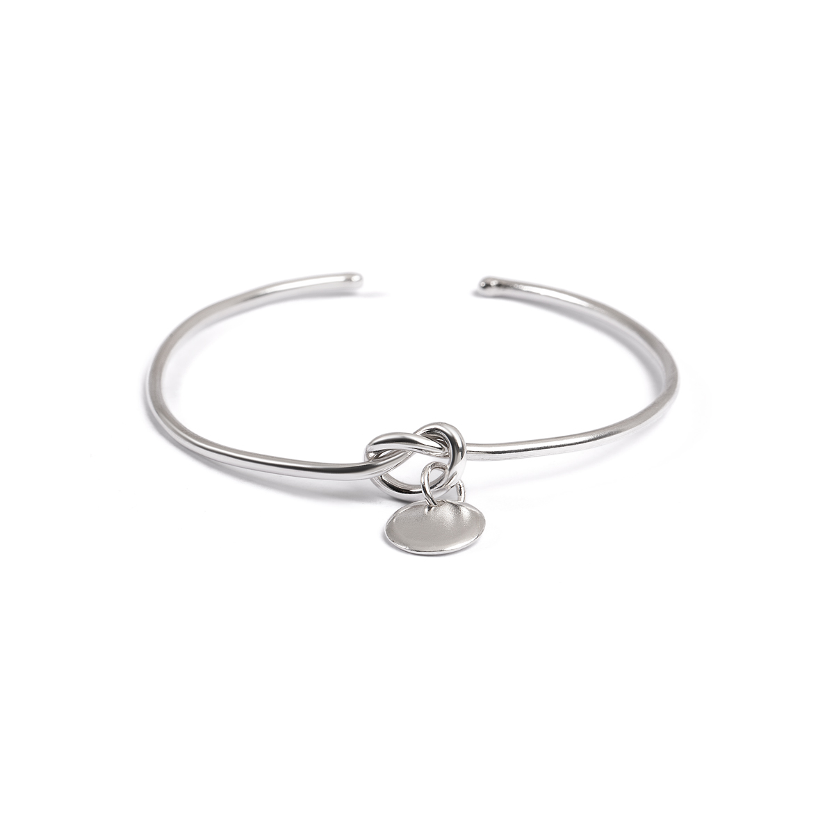 بنگل نقره راشل آویز دایره گالری طلا پرسته