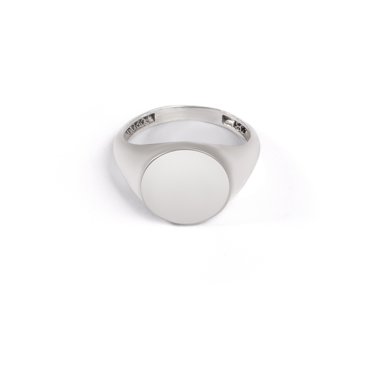 انگشتر نقره پینکی دایره گالری طلا پرسته