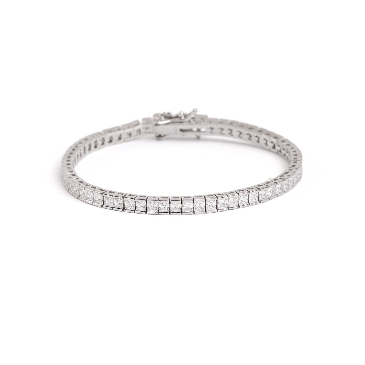 دستبند نقره تنیسی گالری طلا پرسته