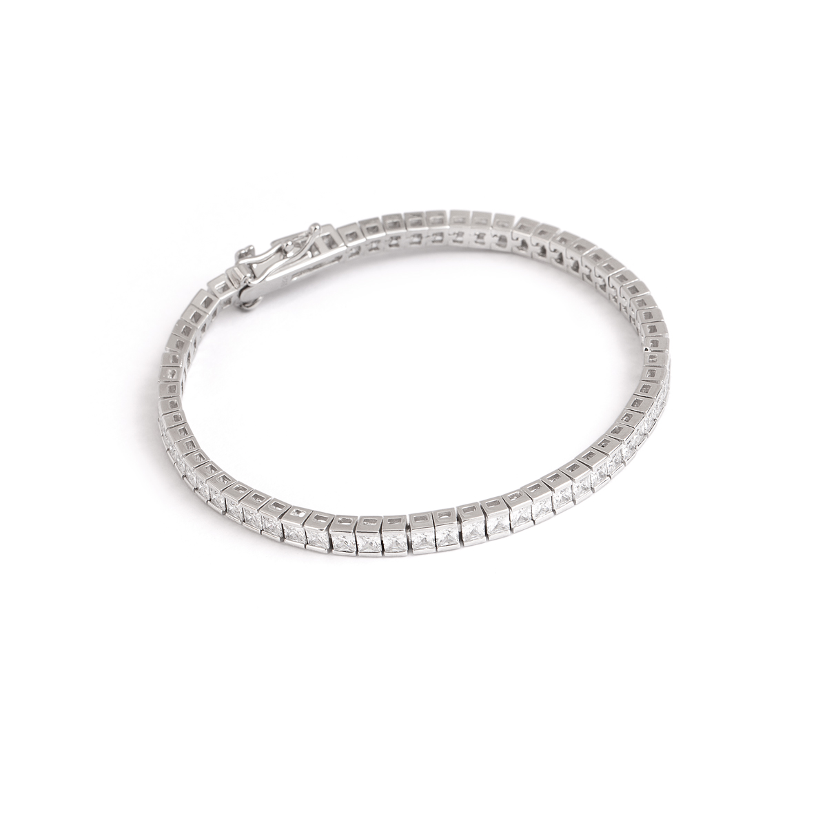 دستبند نقره تنیسی گالری طلا پرسته