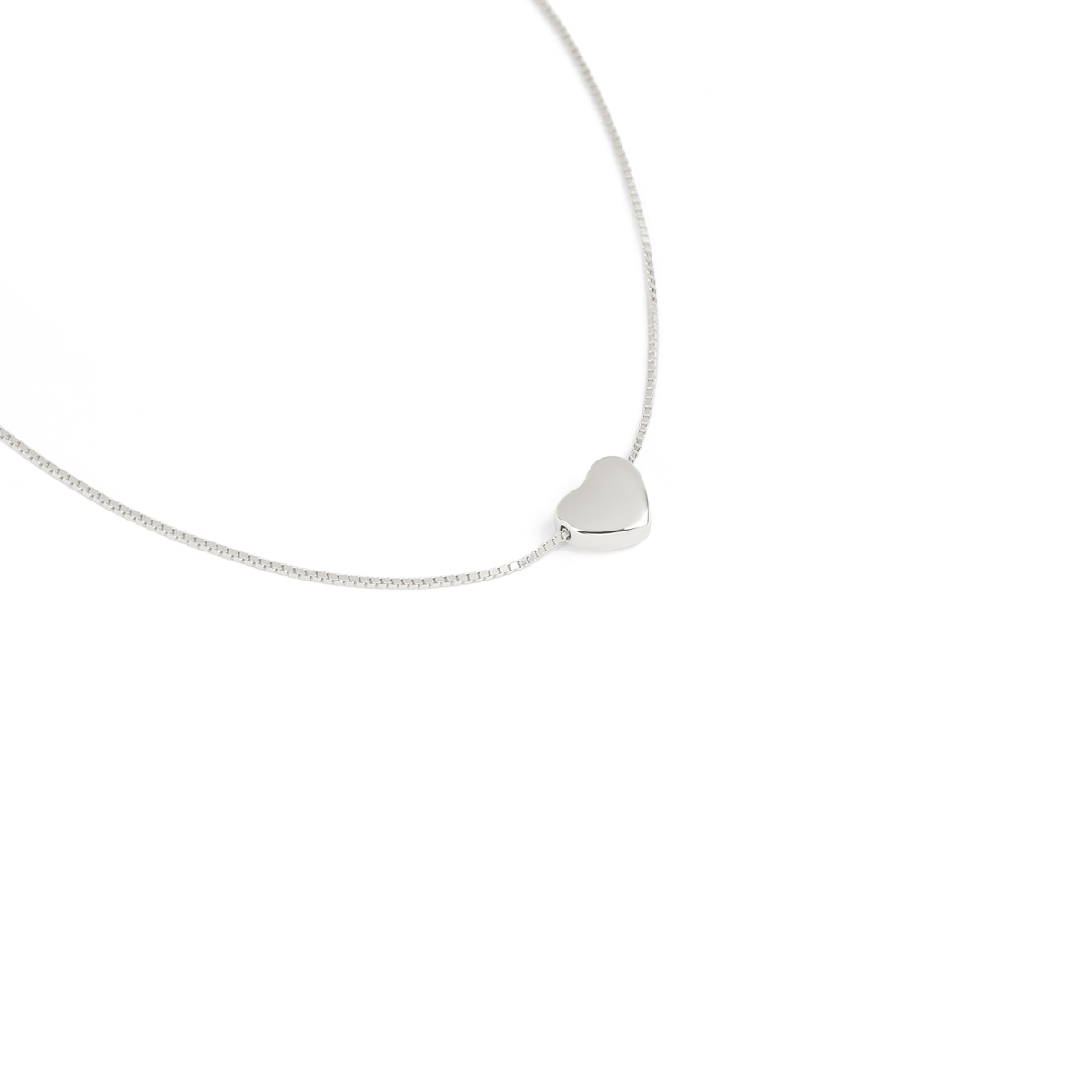 گردنبند نقره قلب متحرک گالری طلا پرسته