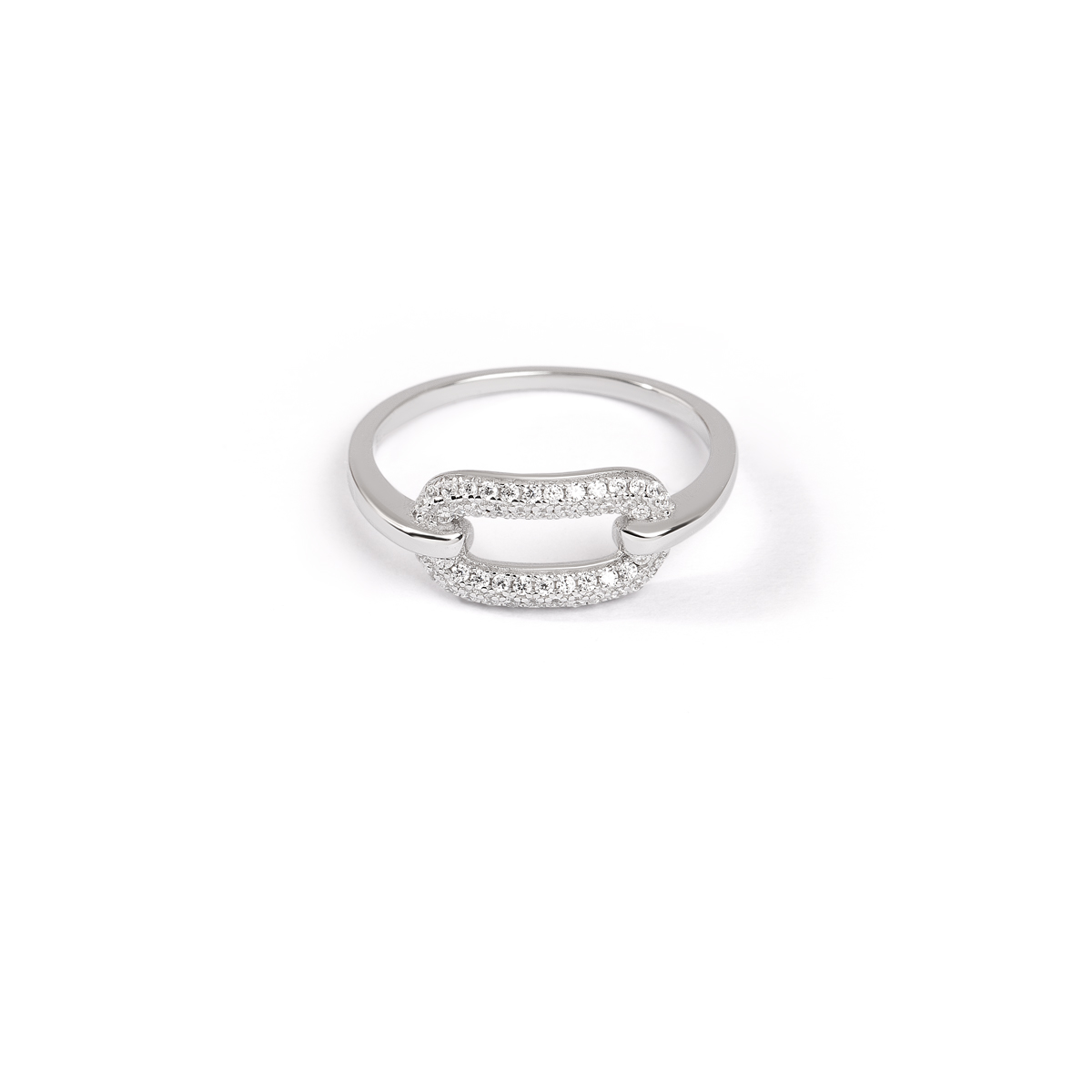 انگشتر نقره نگین دار بیضی گالری طلا پرسته