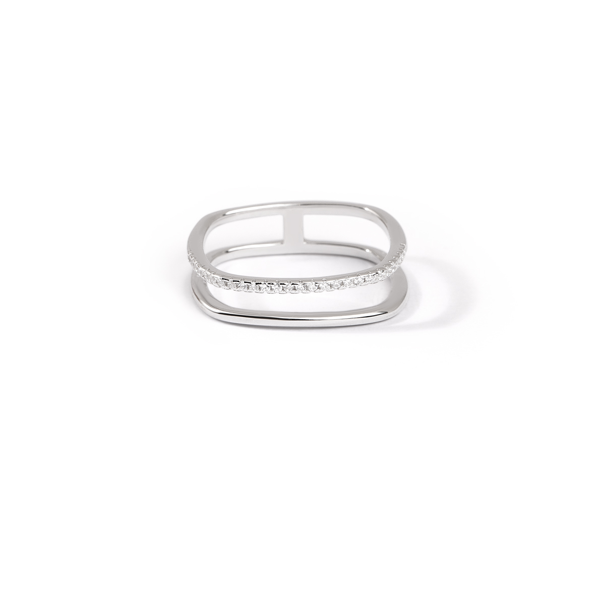 انگشتر نقره نگین دار پارالل گالری طلا پرسته