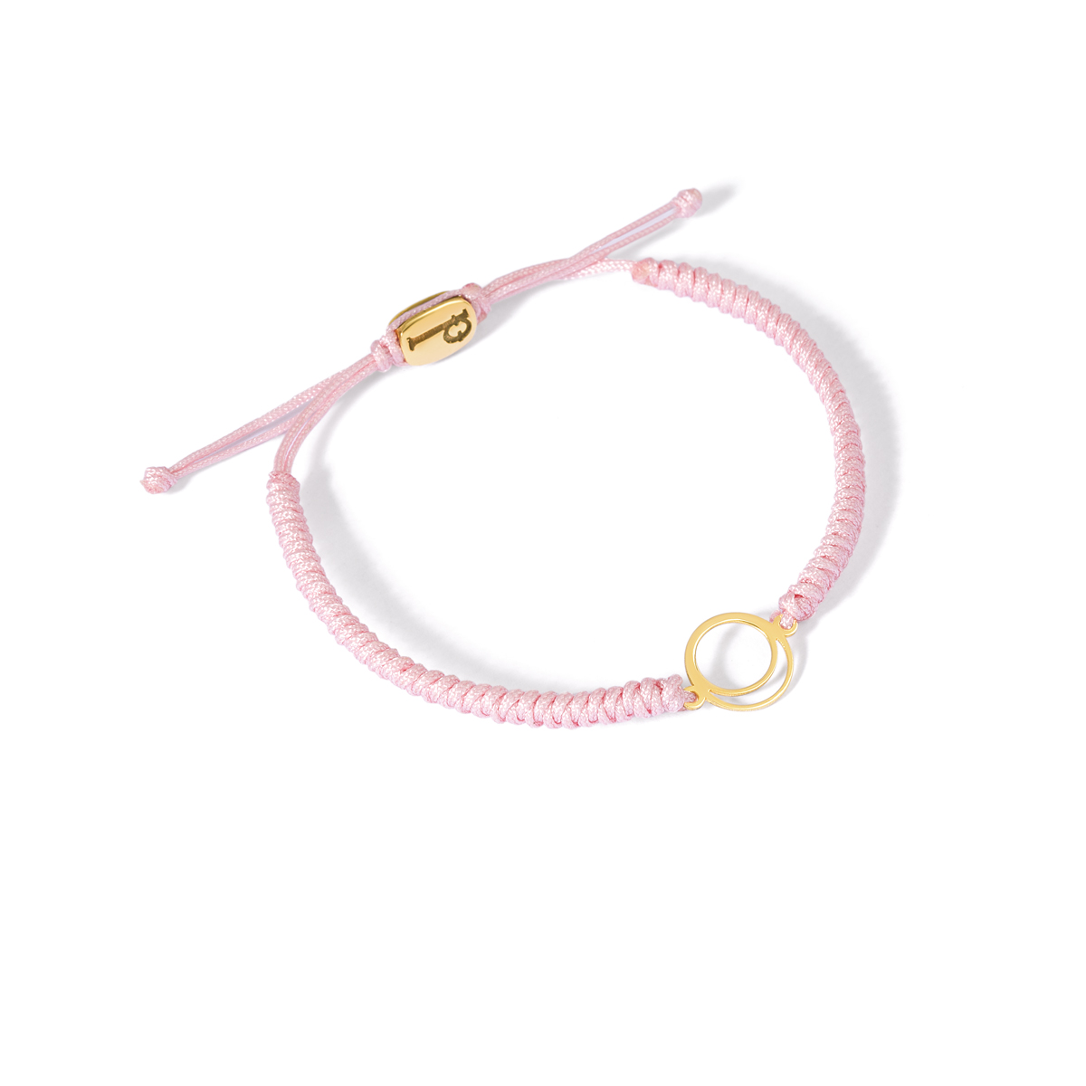 دستبند طلا بافت دایره ماه گالری طلا پرسته