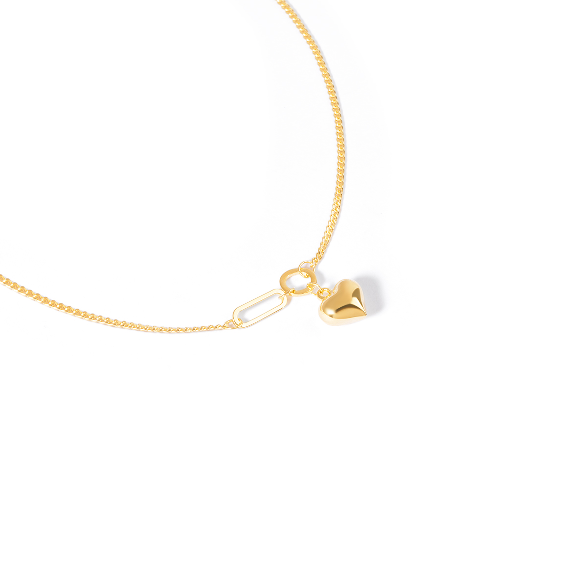 گردنبند نقره قلب هلینا گالری طلا پرسته