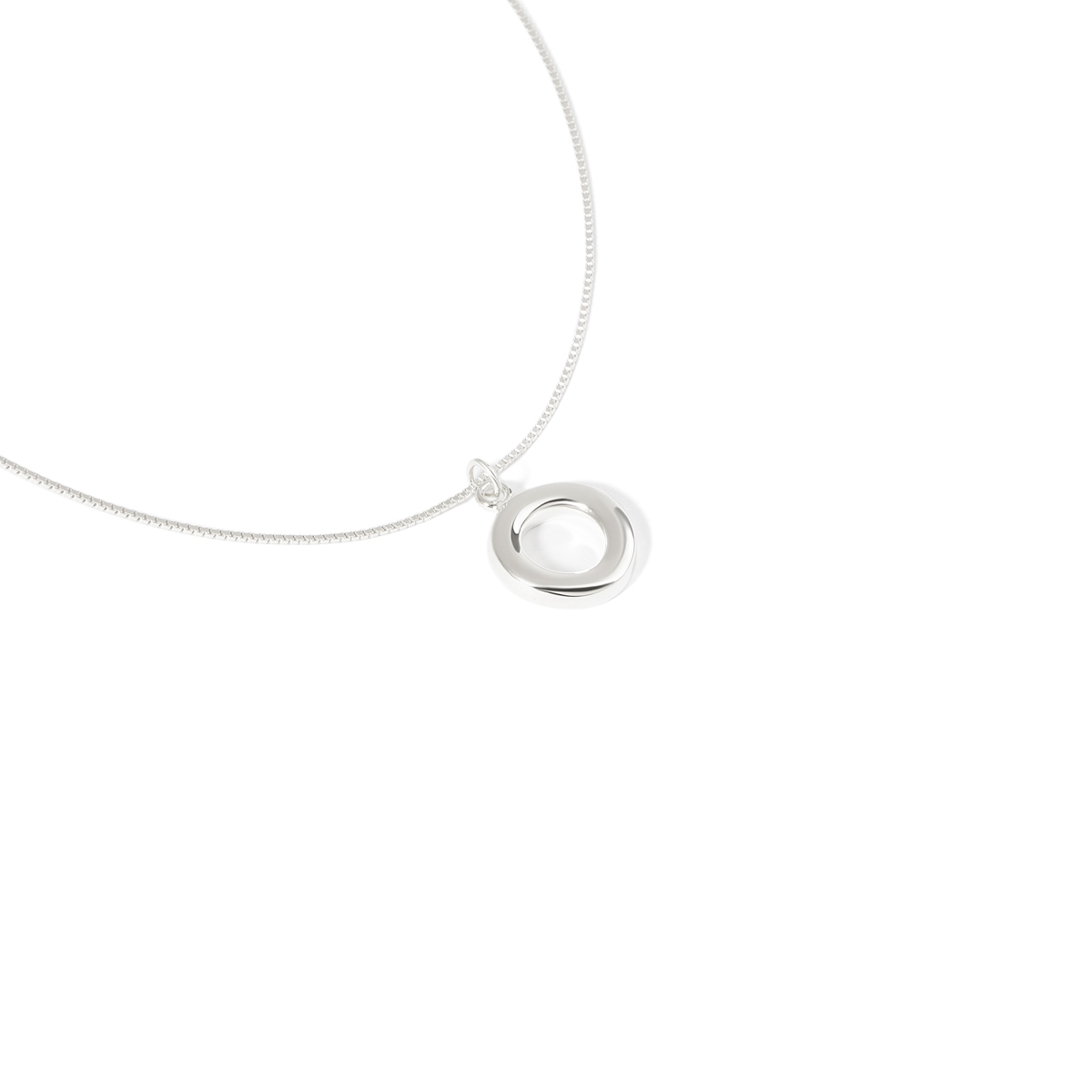 گردنبند نقره دایره گالری طلا پرسته