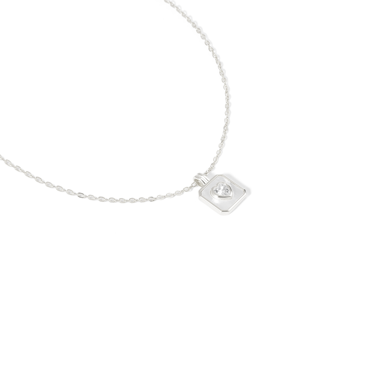 گردنبند نقره قلب آمستریس گالری طلا پرسته