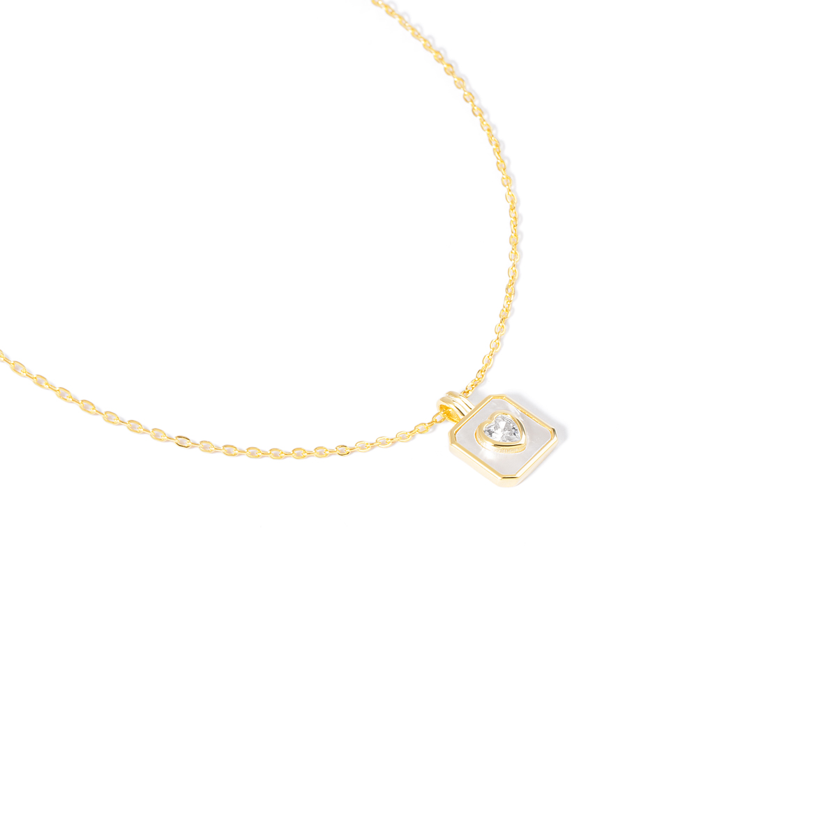 گردنبند نقره قلب آمستریس گالری طلا پرسته