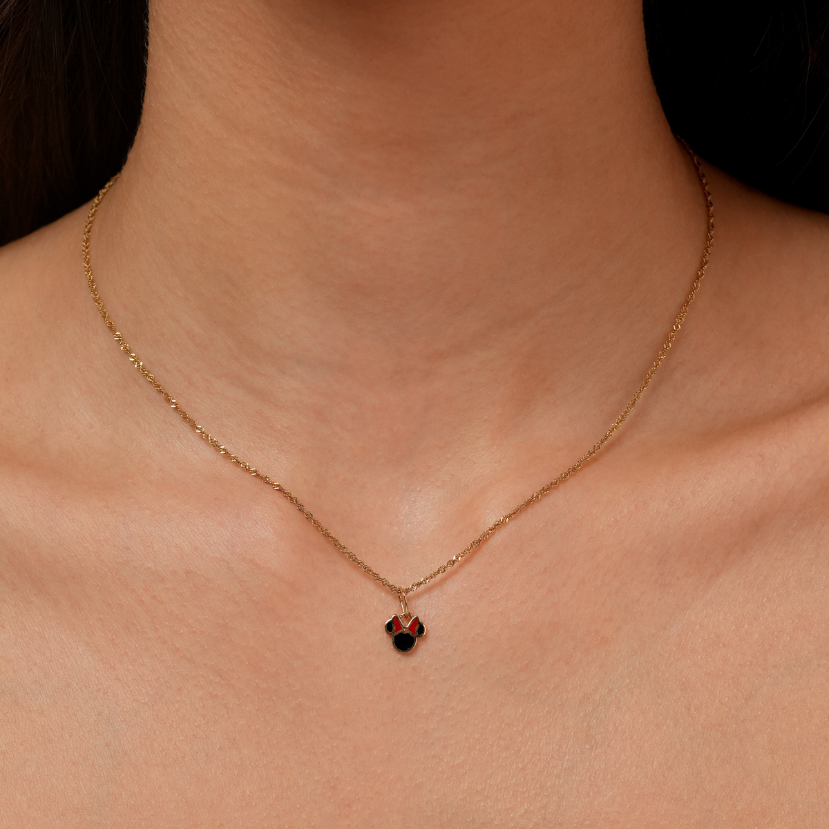 آویز طلا مینا کاری مینی ماوس گالری طلا پرسته