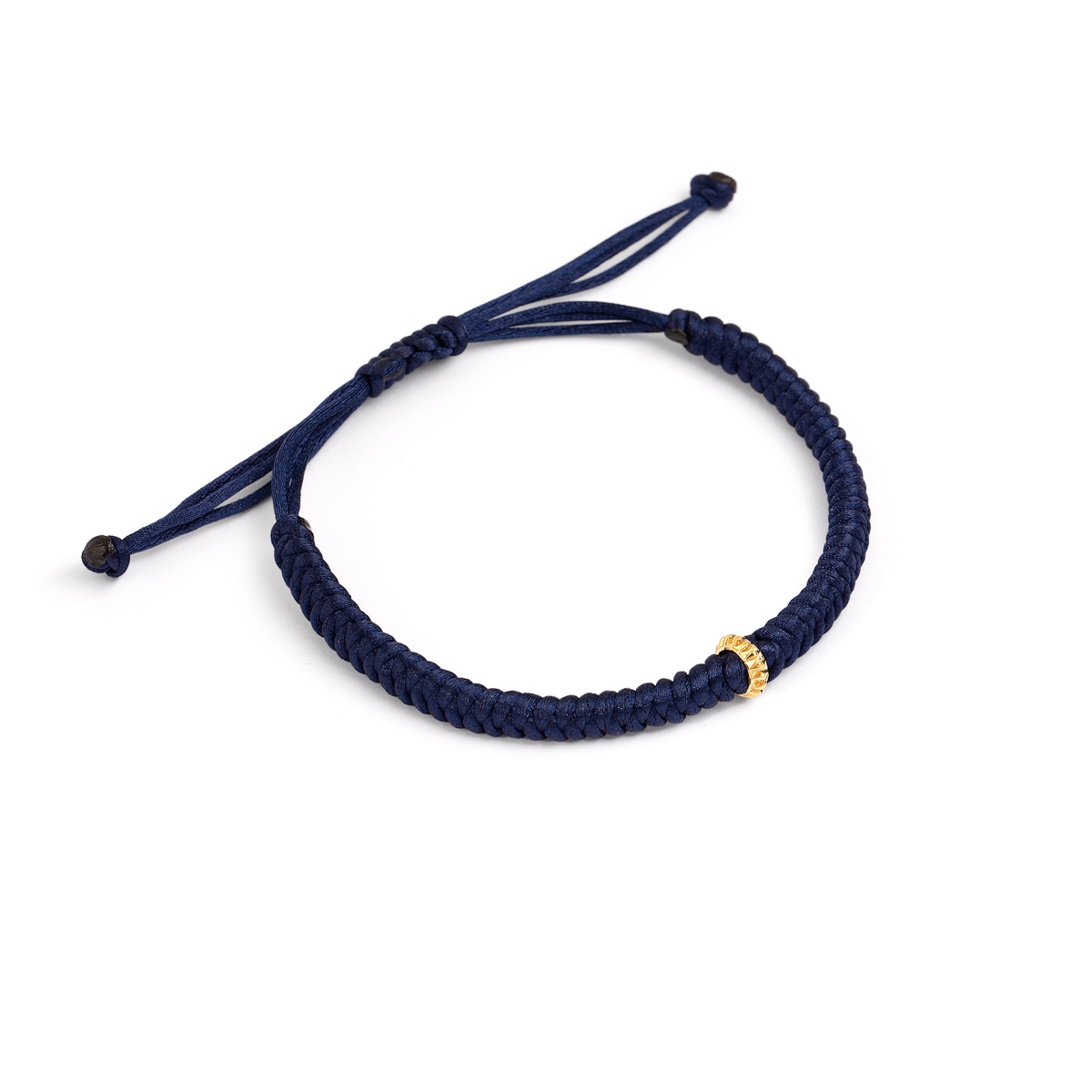 دستبند طلا بافت رینگ شیار دار گالری طلا پرسته