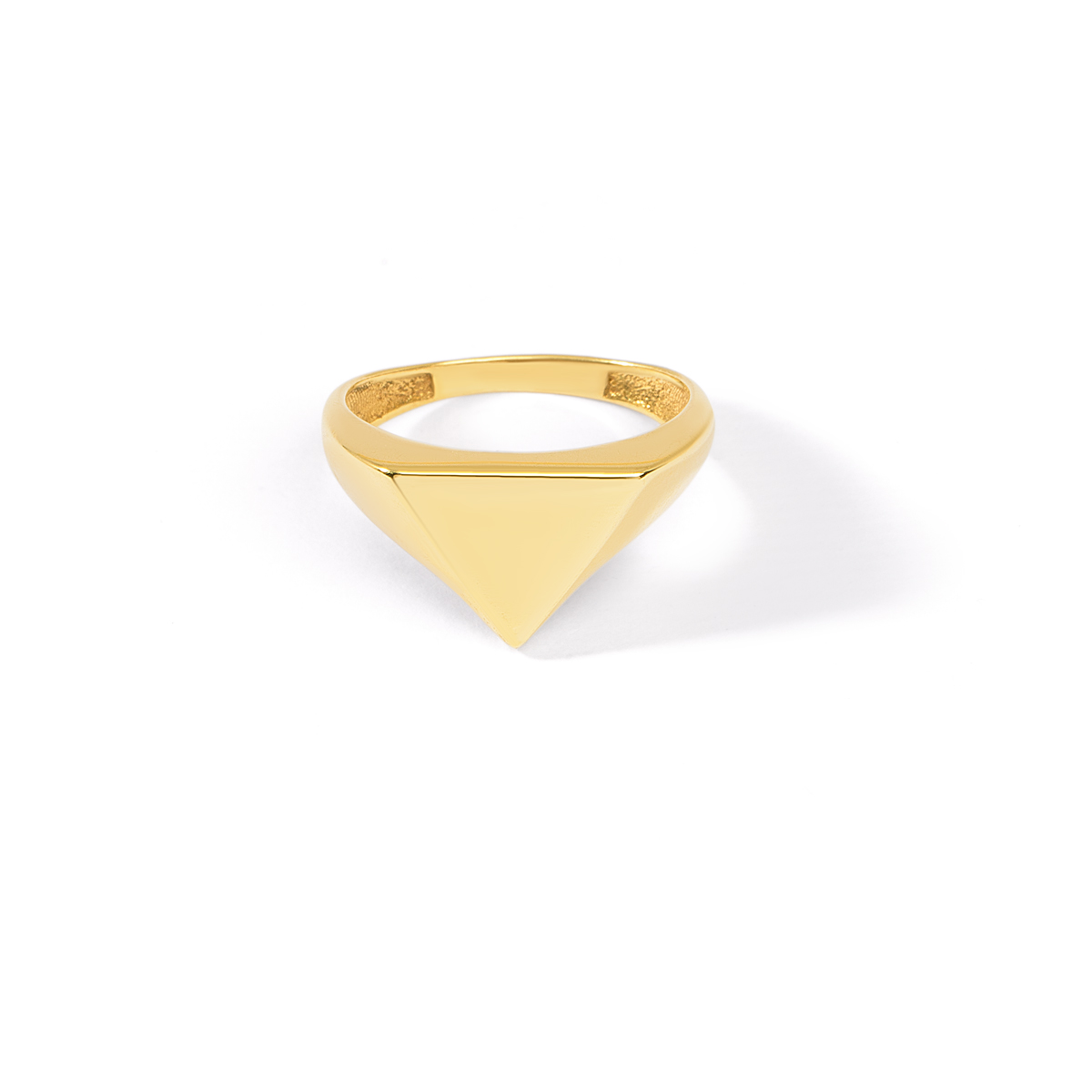 انگشتر طلا پینکی مثلث گالری طلا پرسته