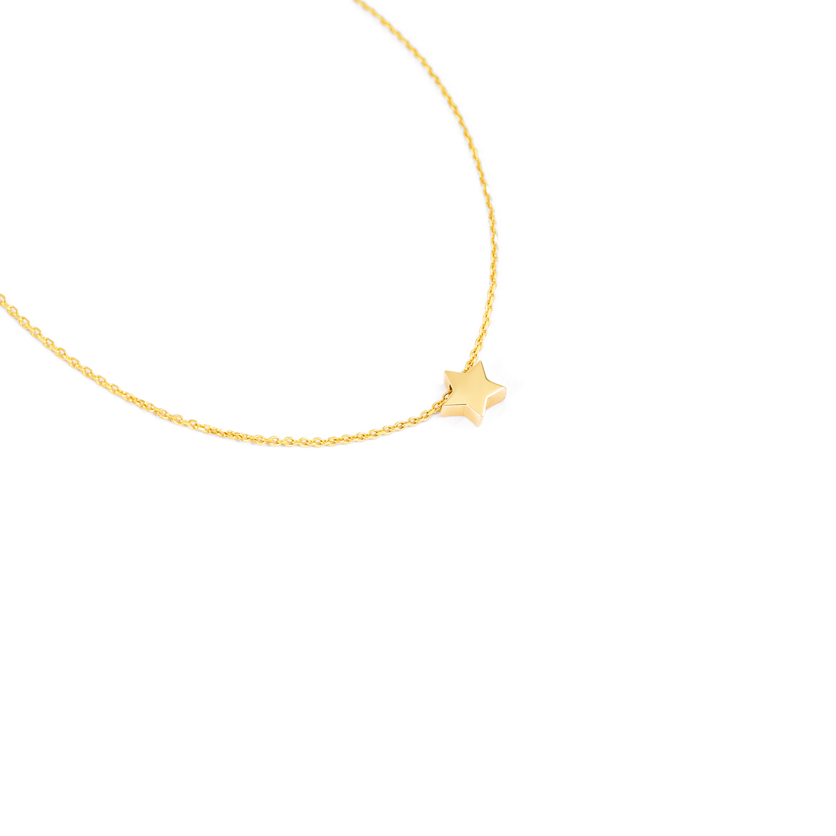 گردنبند طلا ستاره گالری طلا پرسته