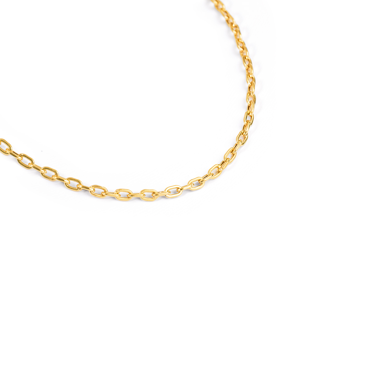 زنجیر طلا بیضی کاردینا گالری طلا پرسته