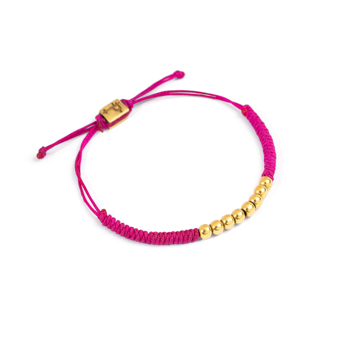 دستبند طلا بافت هشت گوی گالری طلا پرسته