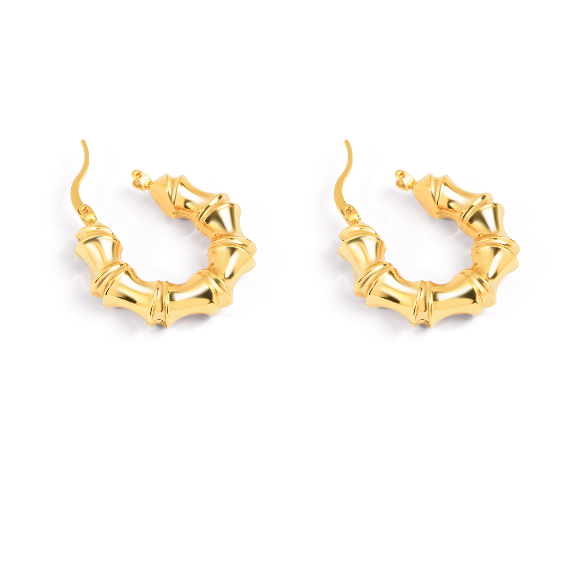 گوشواره طلا کلیپسی شِل گالری طلا پرسته