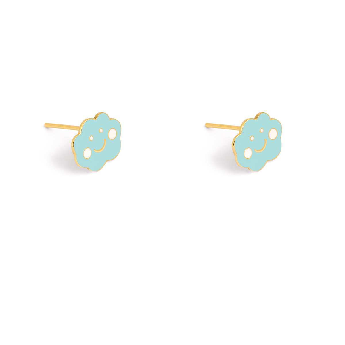 گوشواره طلا مینا کاری ابر گالری طلا پرسته