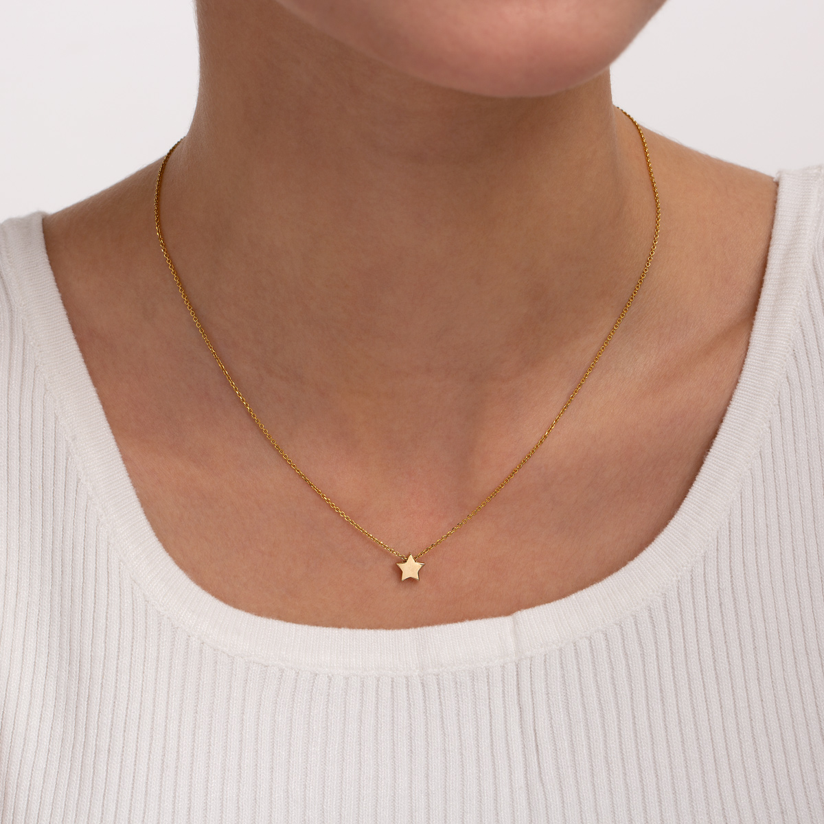 گردنبند طلا ستاره گالری طلا پرسته