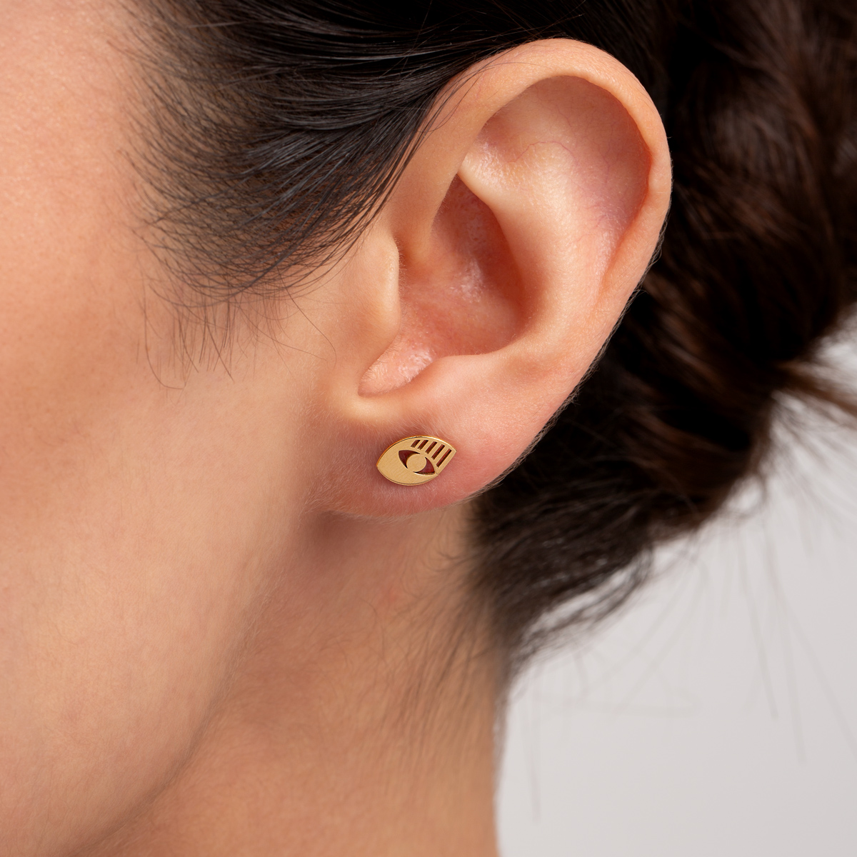 گوشواره طلا چشم گالری طلا پرسته