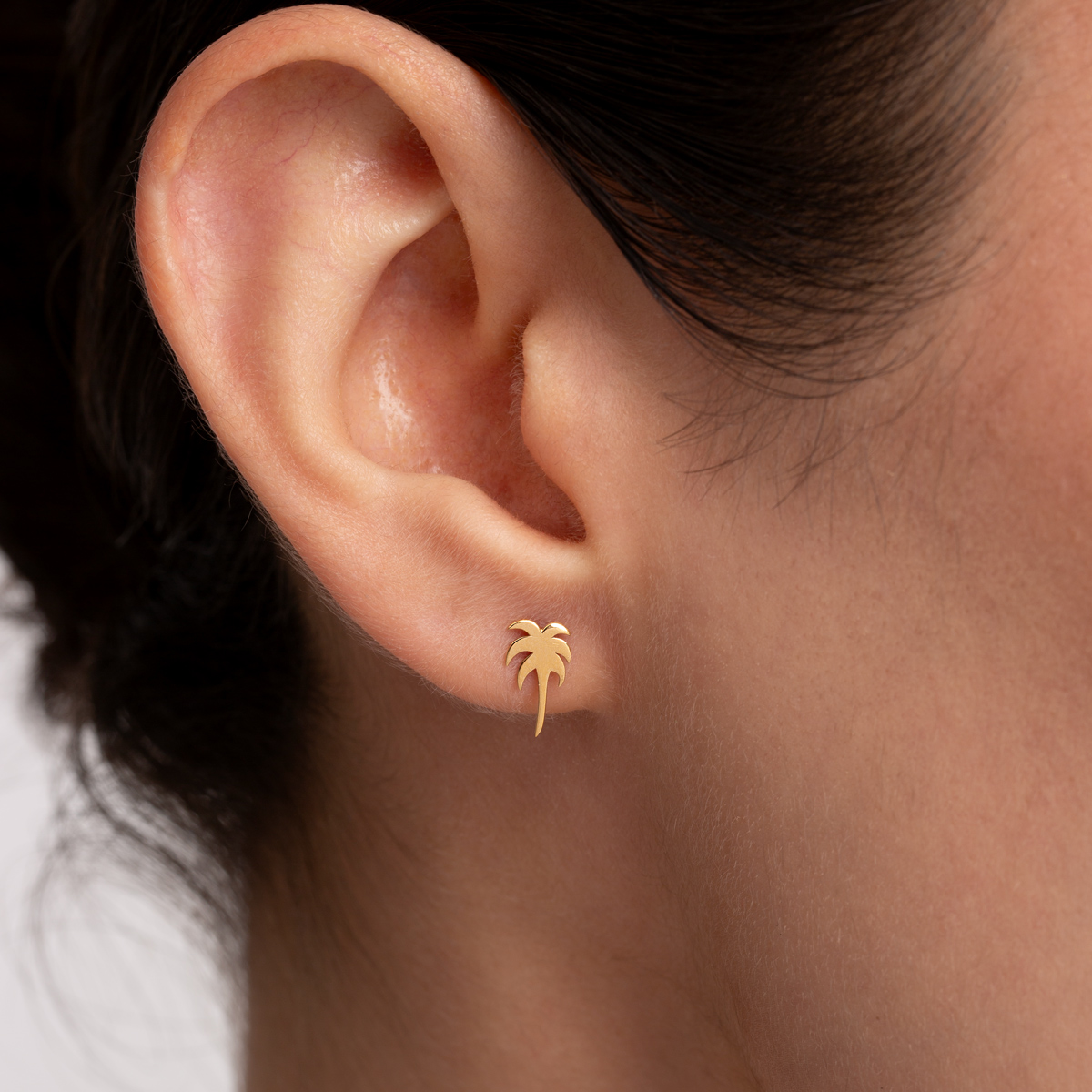 گوشواره طلا نخل گالری طلا پرسته