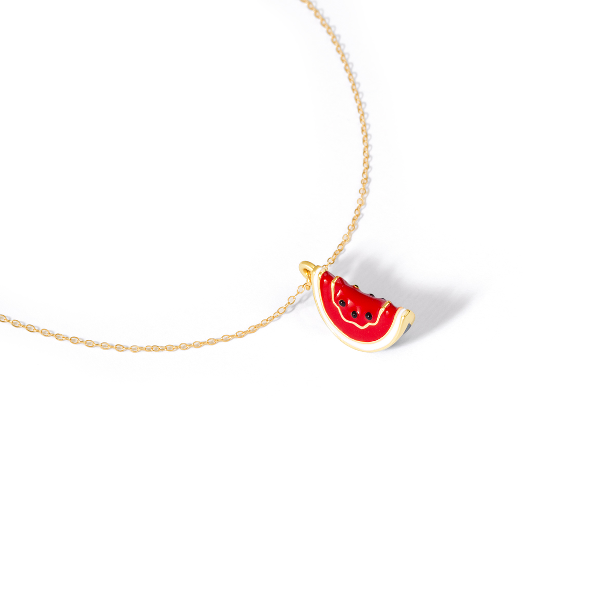 گردنبند طلا هندوانه گالری طلا پرسته