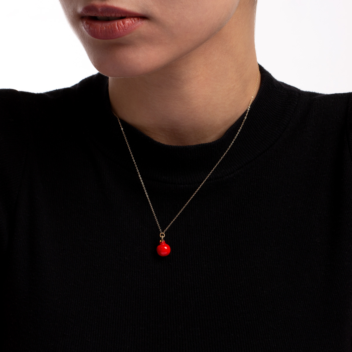 گردنبند طلا انار گالری طلا پرسته