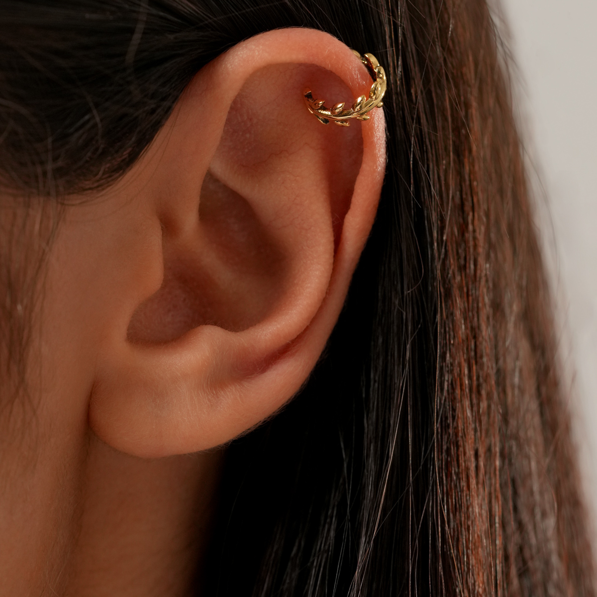 ایر کاف طلا برگ زیتون گالری طلا پرسته