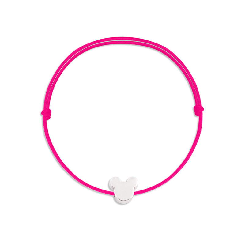 دستبند نقره بافت میکی گالری طلا پرسته