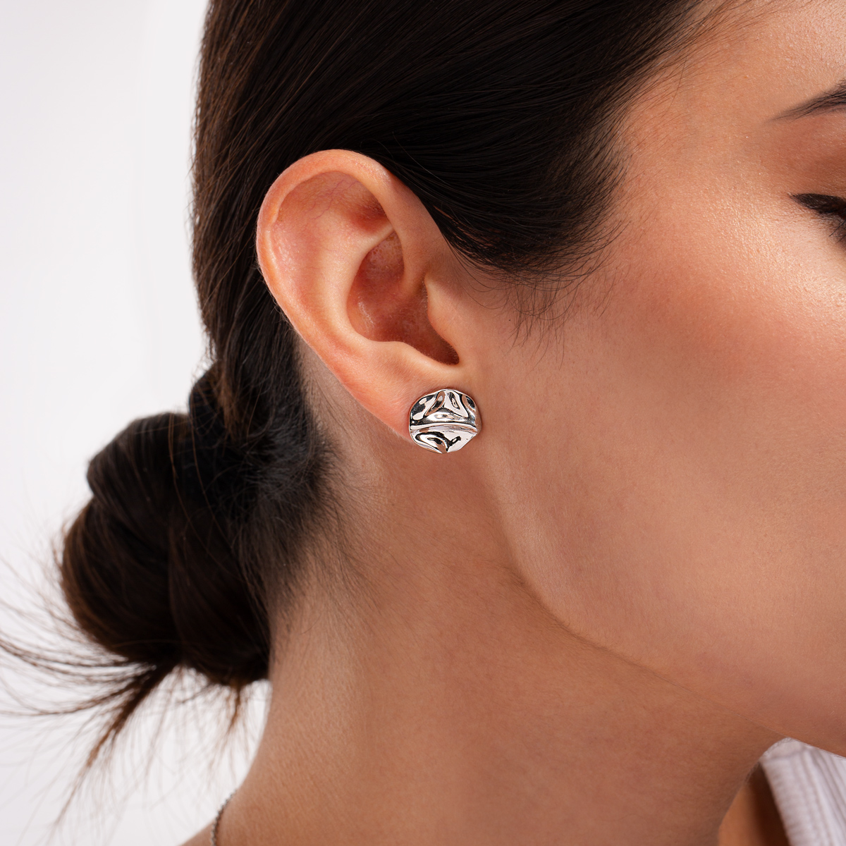 گوشواره نقره آلومینا گالری طلا پرسته