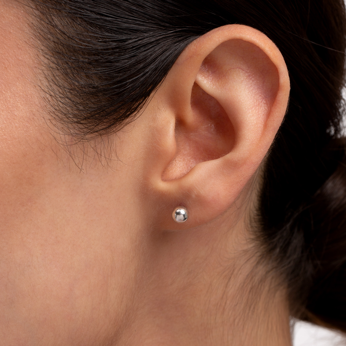 گوشواره نقره گوی گالری طلا پرسته