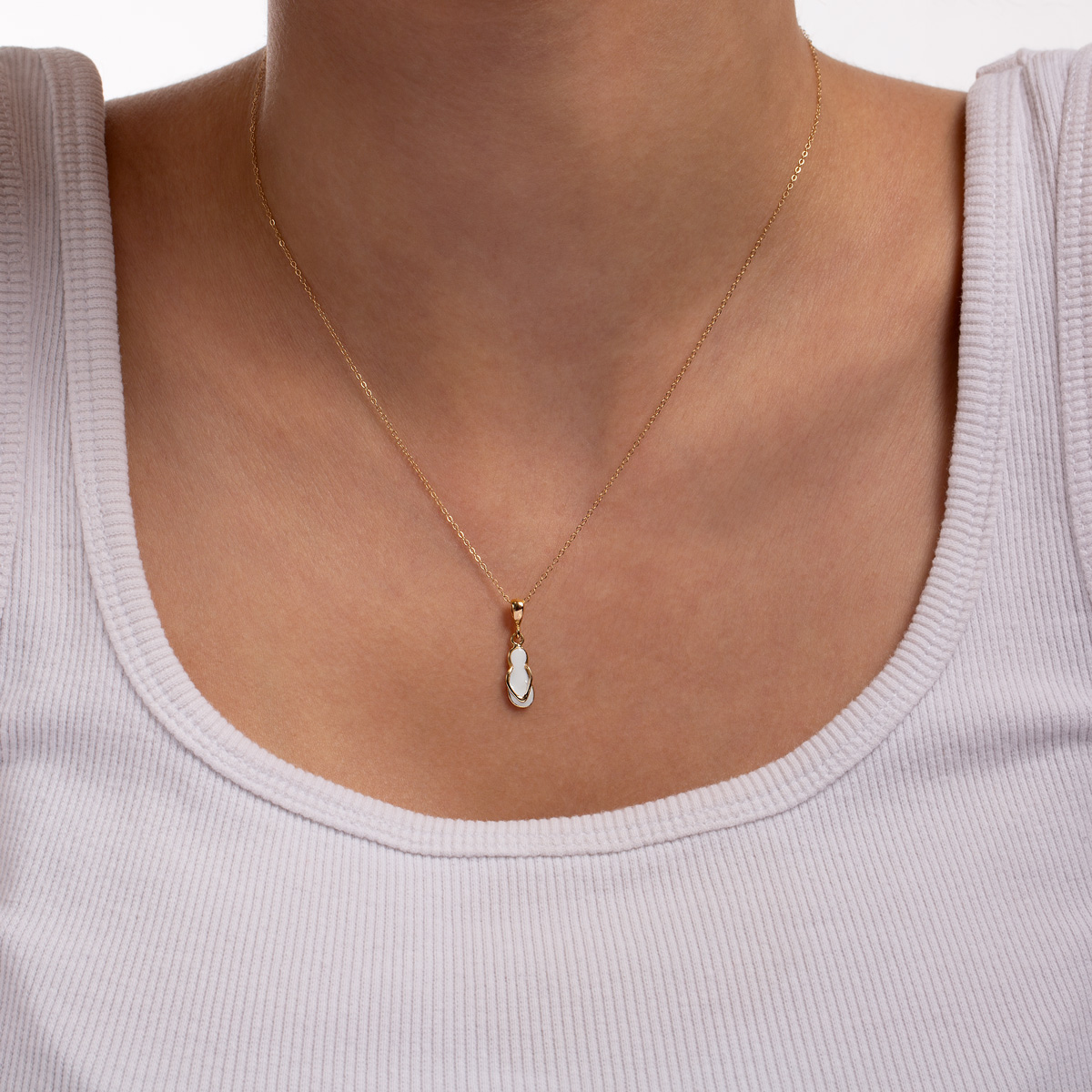 آویز طلا مینا کاری صندل گالری طلا پرسته