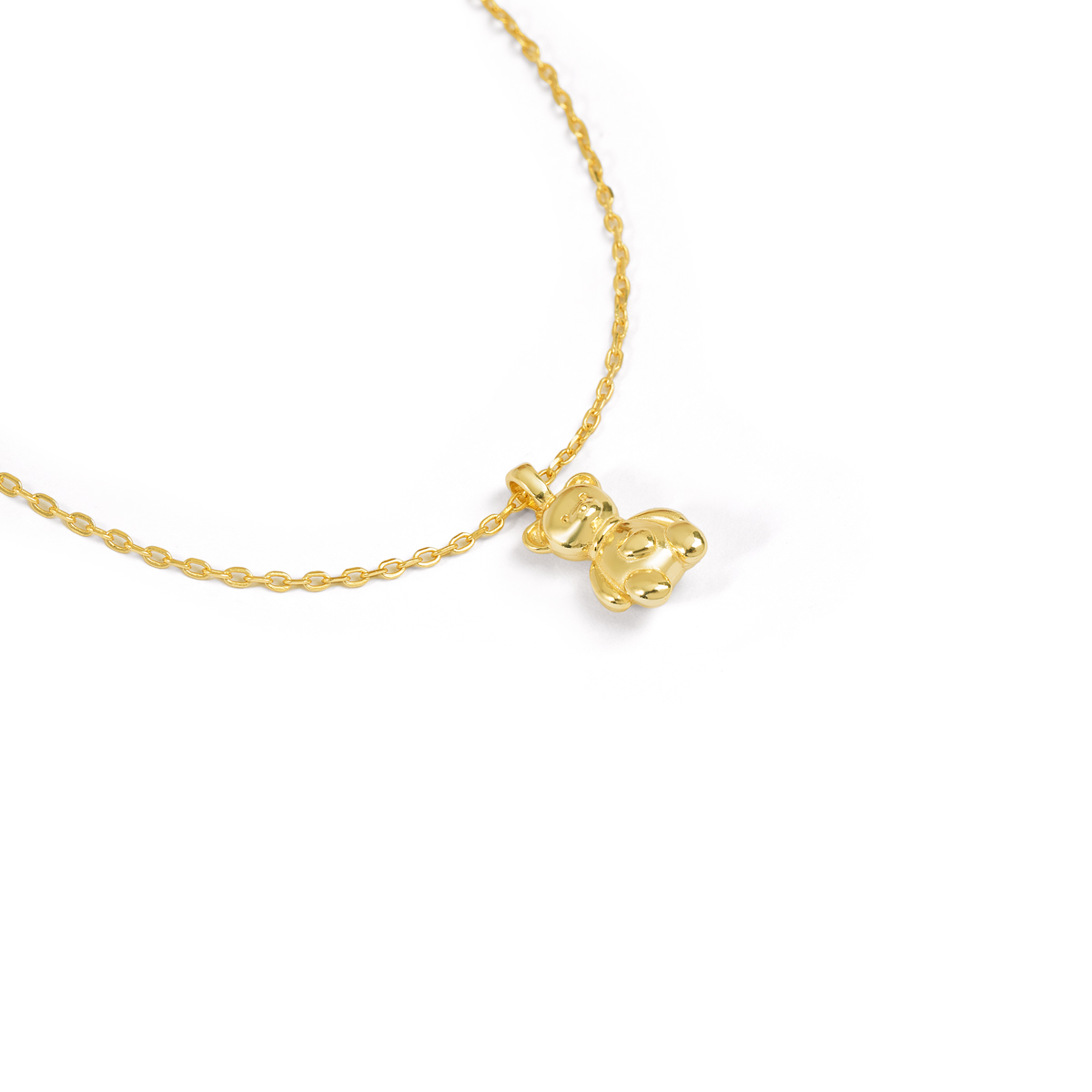 گردنبند نقره تدی گالری طلا پرسته