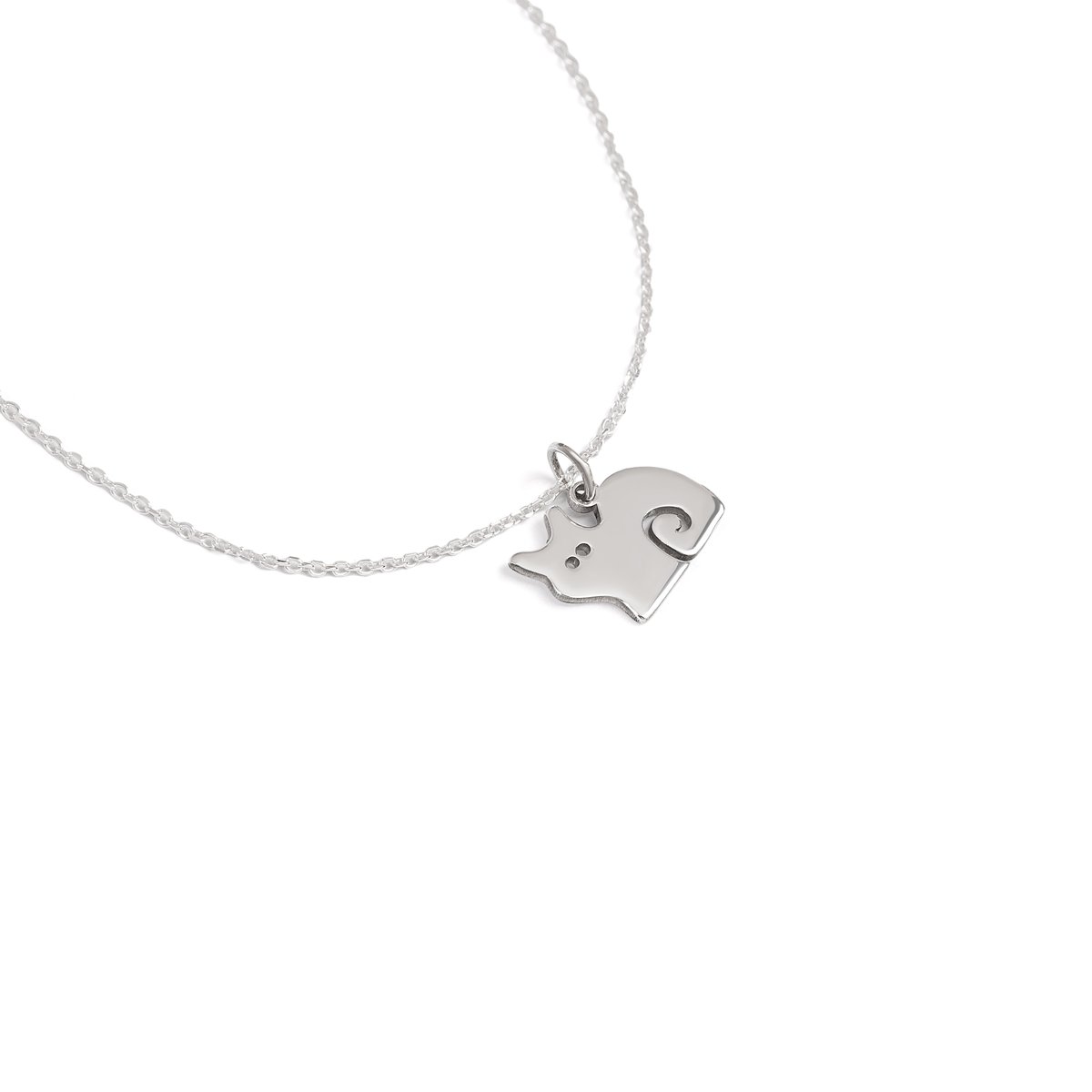 گردنبند نقره گربه گالری طلا پرسته