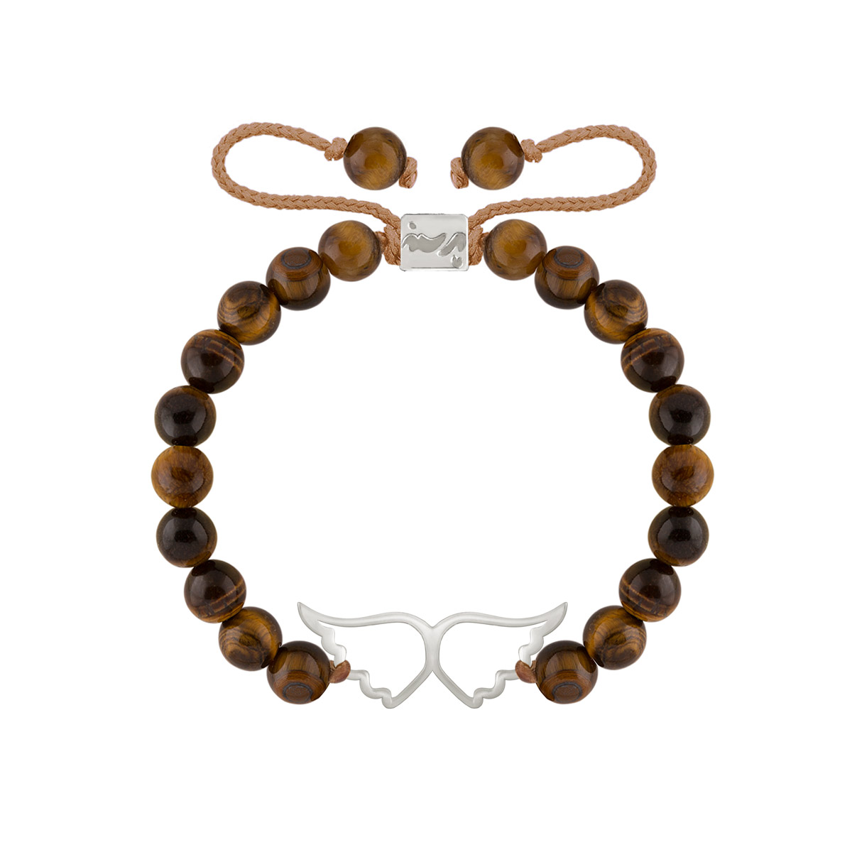 دستبند نقره سنگی بال فرشته گالری طلا پرسته