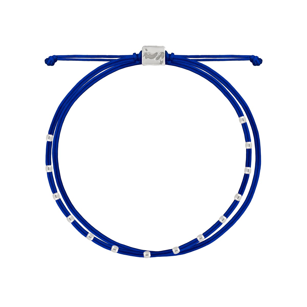 دستبند نقره بافت چهارده گوی گالری طلا پرسته