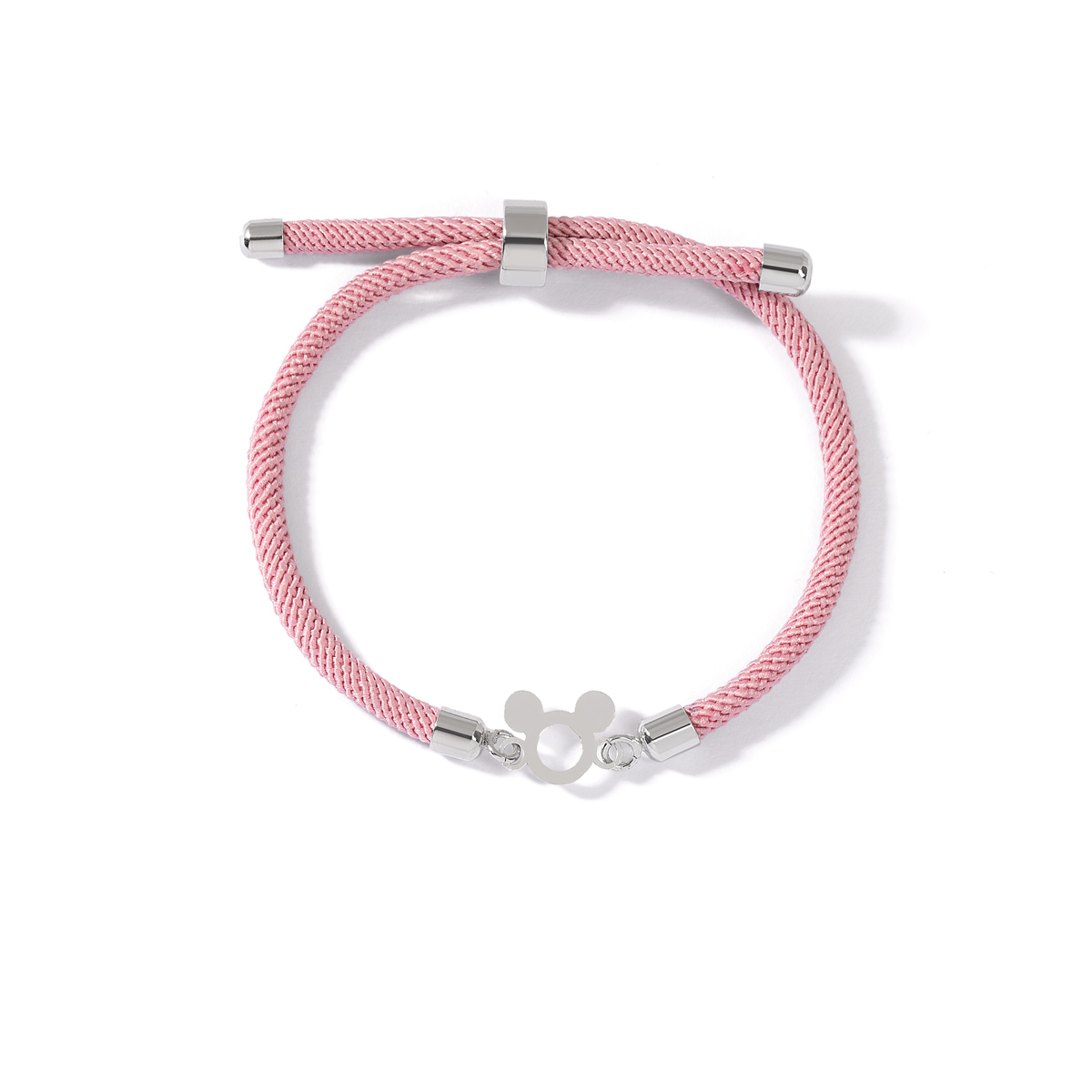 دستبند نقره بافت میکی گالری طلا پرسته