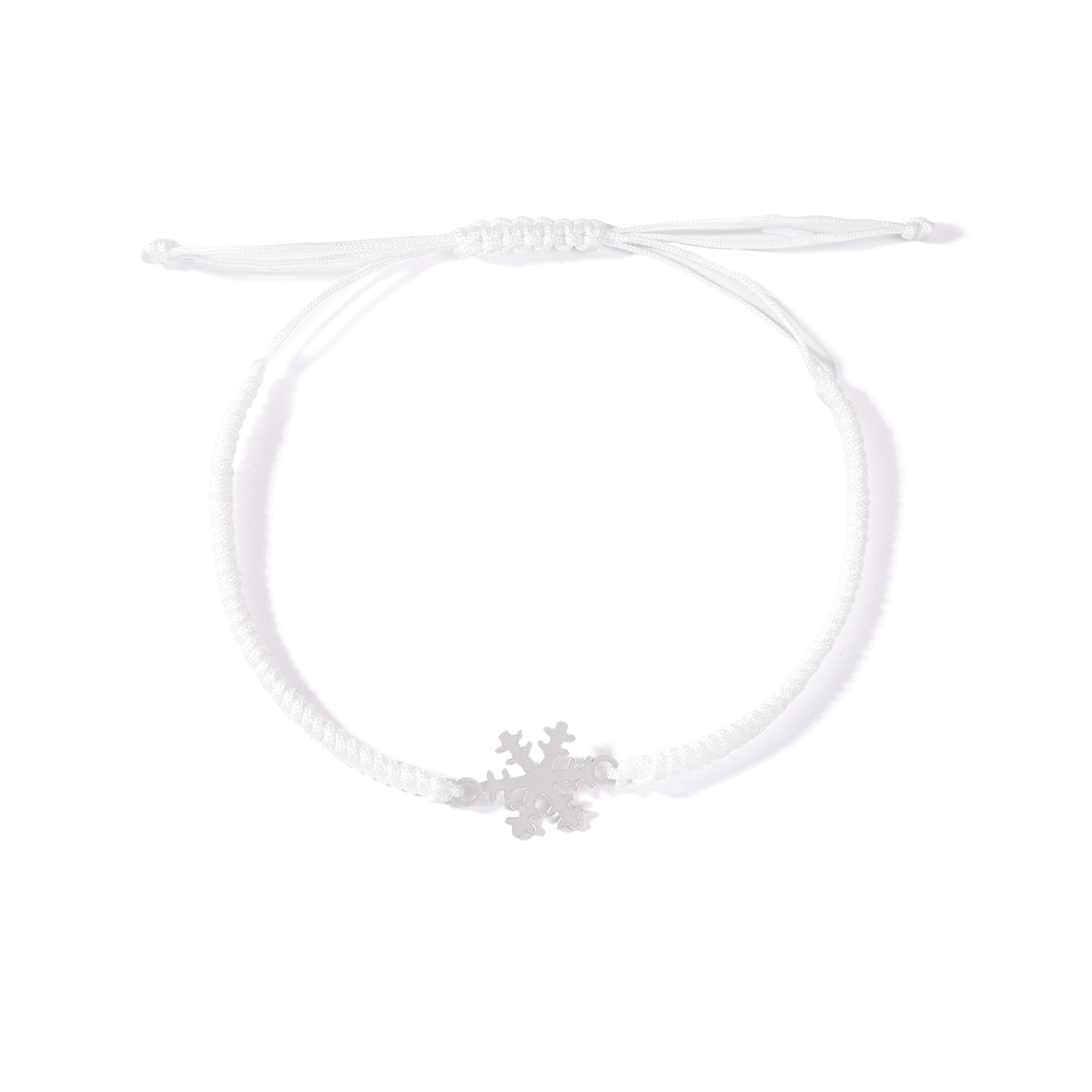 دستبند نقره بافت برف گالری طلا پرسته