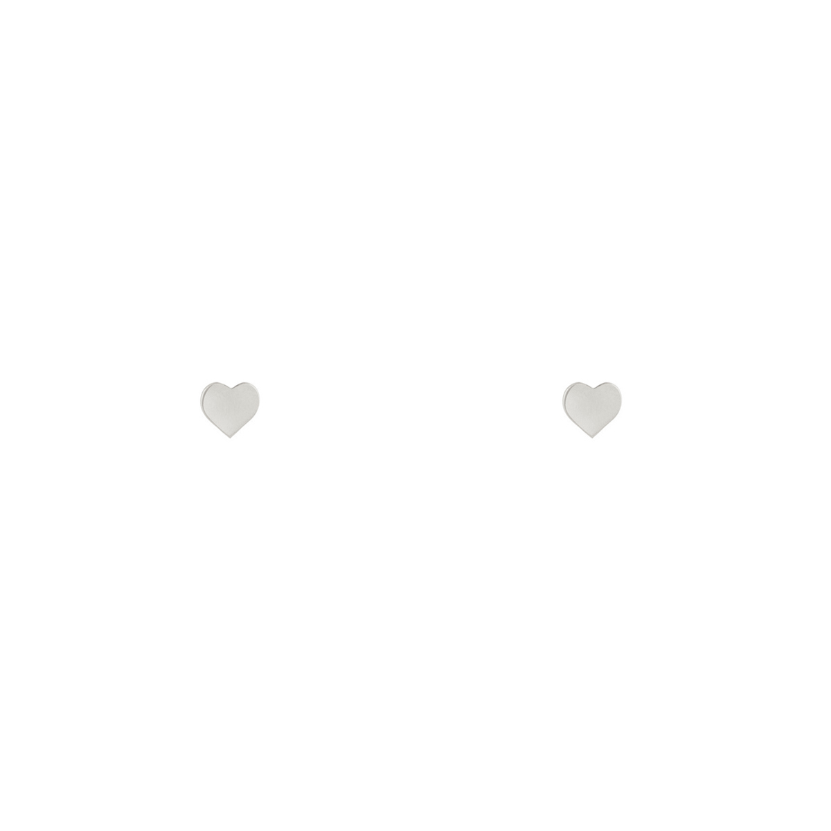 گوشواره نقره قلب کوچک گالری طلا پرسته